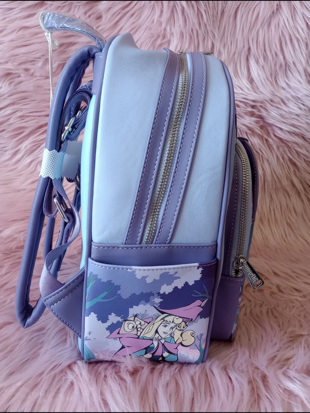 Sleeping Beauty 65th Anniversary Floral Scene Mini Backpack